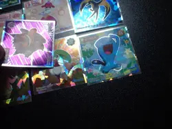 Pokemon Wafer Promo Holo Sticker x9 Gengar Snorlax etc #4667 - Image 3