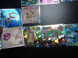 Pokemon Wafer Promo Holo Sticker x9 Gengar Snorlax etc #4667 - Image 5