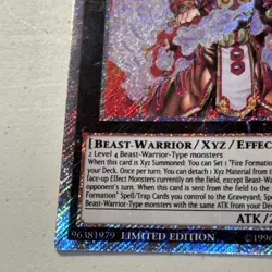 Yugioh: Brotherhood of the Fire Fist - Tiger King CT11-EN001 Platinum Secret LP - Image 5