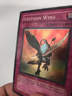 Yugioh Gryphon Wing SDP-050 Super Rare Holo 1st Edition Trap Card - Image 3