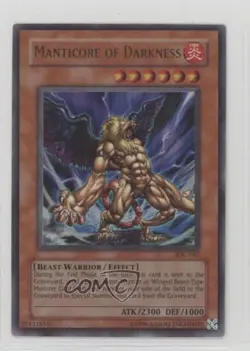 Manticore of Darkness Ultra Rare Unlimited YuGiOh Invasion Chaos #IOC-067 17wy - Image 1
