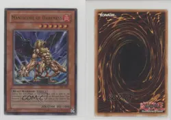 Manticore of Darkness Ultra Rare Unlimited YuGiOh Invasion Chaos #IOC-067 17wy - Image 3