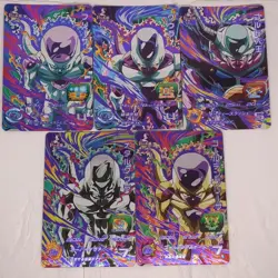 UGM8-FCP Full Complete Set of 5 Frieza Dragon Ball Heroes Trading Card CP NM - Image 1