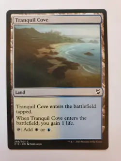 MTG Magic The Gathering Card Tranquil Cove Land Khans Of Tarkir 2018 - Image 1