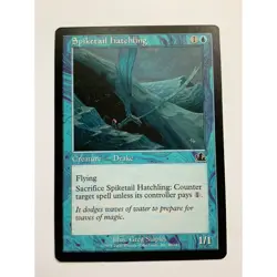 MTGMagic The Gathering Spiketail Hatchling MTG Card Flying Counterspell Ability - Image 1