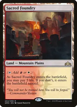Sacred Foundry - Guilds of Ravnica (GRN) - MTG - Near Mint - Image 1