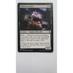 MTG Magic The Gathering Kalastria Healer Card Battle for Zendikar 2015 Black - Image 1