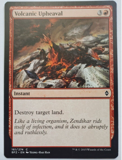 MTG Magic: The Gathering Volcanic Upheaval Card Red Zendikar 2015 - Image 1