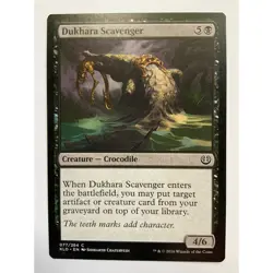 MTG Magic The Gathering Dukhara Scavenger Card Black Kaladesh 2016 - Image 1