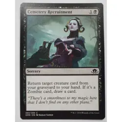 MTG Magic The Gathering Cemetery Recruitment Sorcery Card Black Eldritch Moon - Image 1