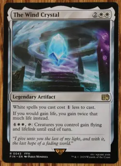 MTG The Wind Crystal Magic The Gathering Final Fantasy NM/Mint - Image 1