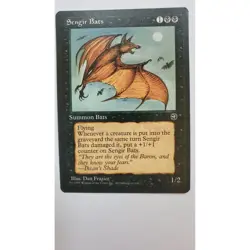 Magic The Gathering Sengir Bats 1995 Flying Summon Card Black Black Homelands - Image 1