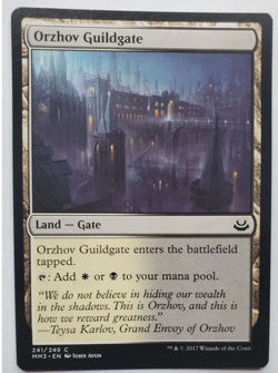 MTG Magic The Gathering Orzhov Guildgate Land Gate Card Modern Masters 2017 - Image 1