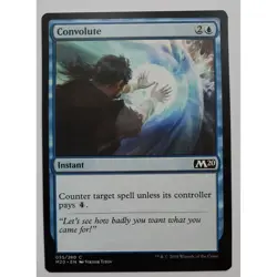 MTG Magic The Gathering Convolute M20 Instant Card Blue Voktor Titov - Image 1