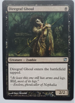 MTG Magic The Gathering Diregraf Ghoul Card Black Innistrad - Image 1
