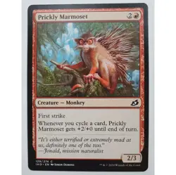 MTG Magic The Gathering Prickly Marmoset Card Red Ikoria Lair Of Behemoths - Image 1