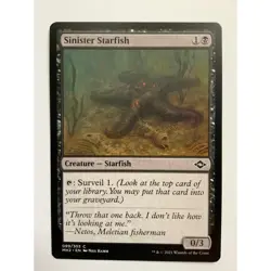 MTG Magic The Gathering Sinister Starfish Card Black Modern Horizons Two 2021 - Image 1
