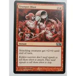 MTG Magic The Gathering Trumpet Blast Card Core Set M13 Red Instant - Image 1