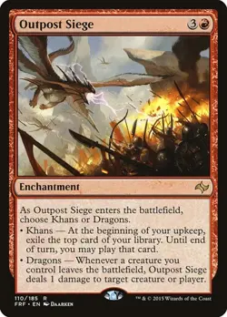 2x Outpost Siege Fate Reforged MP MTG - Image 1