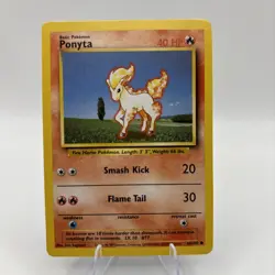 PONYTA - 60/102 - Base Set - Pokemon Card - LP - Image 1