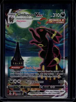 Pokemon TCG Umbreon Vmax 215/203 Evolving Skies Alternate Art Secret Rare LP - Image 1