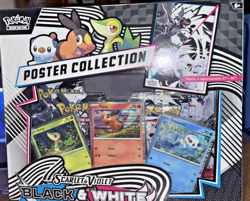 Pokemon Scarlet & Violet Unova Black Bolt & White Flare Poster Collection Box - Image 2