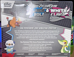 Pokemon Scarlet & Violet Unova Black Bolt & White Flare Poster Collection Box - Image 3