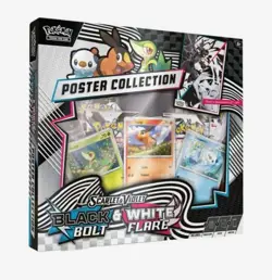 Pokemon Scarlet & Violet Unova Black Bolt & White Flare Poster Collection Box - Image 1