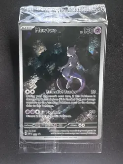 Pokemon - Mewtwo SVP 052 Black Star Promo Scarlet & Violet 151 Promo NM *SEALED* - Image 3