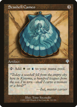 mtg magic Seashell Cameo invasion ENGLISH Camee de nacre - Image 1
