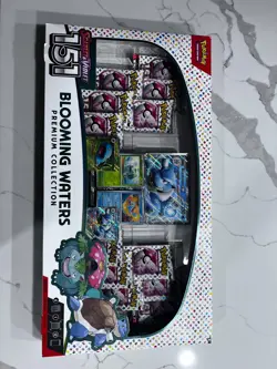Pokemon TCG Scarlet & Violet 151 Blooming Waters Premium Collection Set - Image 1