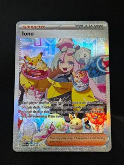 Iono 269/193 Special Illustration Rare Paldea Evolved Pokemon Card SIR - Image 1