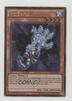 Ice Hand (GSE) 1st Ed. YuGiOh Premium Gold: Infinite Gold #PGL3-EN023 0b3 - Image 1