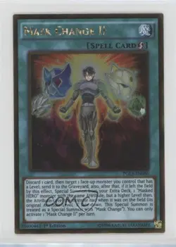 Mask Change II (GSE) 1st Ed. YuGiOh Premium Gold: Infinite Gold #PGL3-EN086 0b3 - Image 1