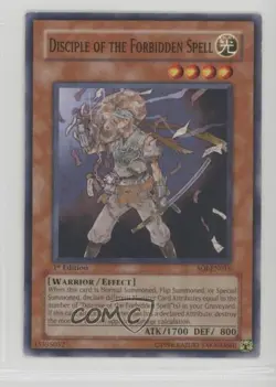 Disciple of the Forbidden Spell 1st Ed. YuGiOh Shadow Infinity #SOI-EN016 0ie5 - Image 1