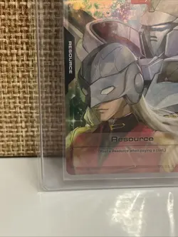 2025 GUNDAM CARD GAME SDCC ZECHS FOIL RESOURCE RP-002 TCG PROMO ENGLISH - Image 2