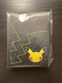 Pokemon 25th Anniversary Celebrations Elite Trainer Box Card SLEEVES - (65/Pack) - Image 1