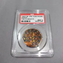 PSA 9 Imakuni's Doduo Fan Club Promo 1999 Pokemon TCG Metal Coin Rare Graded - Image 2