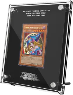 2025 SDCC Konami Yu-Gi-Oh Dark Magician Girl Stainless Steel Card - Image 1