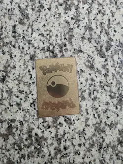 Pikachu I Choose You! Gold Metal Pokemon Card Collectible - Image 2