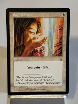 MTG Sacred Nectar Portal Regular Common Magic - Image 1