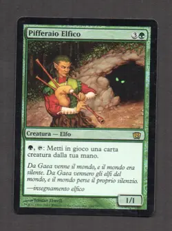 MtG FOIL Pifferaio Elfico Elvish Piper FOIL (8th) - Image 1