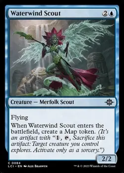 2x Waterwind Scout - Foil LCI NM MTG - Image 1