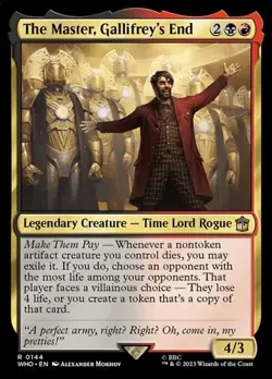 2x The Master, Gallifrey's End DRWHO NM MTG - Image 1