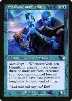 2x Vedalken Humiliator - Retro Frame The Brother's War Commander NM MTG - Image 1