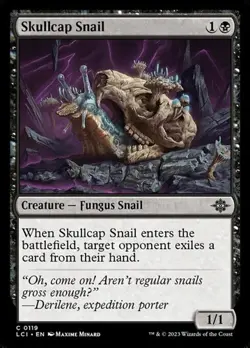 2x Skullcap Snail - Foil LCI NM MTG - Image 1