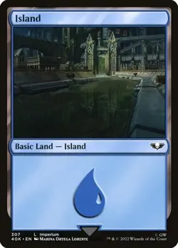 2x Island (#307) - Surge Foil Warhammer 40,000 NM MTG - Image 1