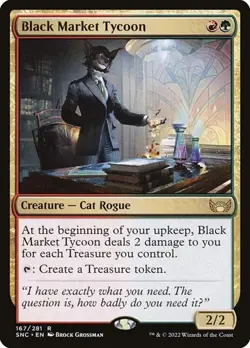 2x Black Market Tycoon - Foil Streets of New Capenna NM MTG - Image 1