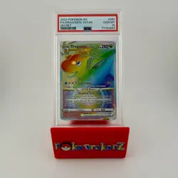 2022 POKEMON GO #081 FA/DRAGONITE VSTAR SECRET PSA 10 - Image 1