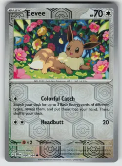 Eevee Reverse Holo Common SV: Shrouded Fable 050/064 Pokemon - Image 1